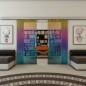 Glasschiebetür SLIM-LINE - Fineprint Modell 058 Verlauf auf Grauglas Glasschiebetür SLIM-LINE - Fineprint Modell 058 Verlauf auf Grauglas