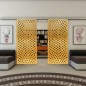 Glasschiebetür SLIM-LINE - Fineprint Modell 068 Gold auf Grauglas Glasschiebetür SLIM-LINE - Fineprint Modell 068 Gold auf Grauglas