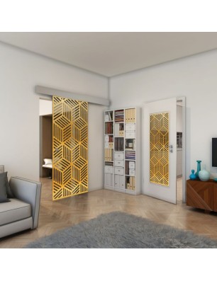 Lichtausschnitt - Fineprint Model 179 Gold auf Grauglas