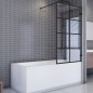 Badewannenaufsätze Dumont-01 - Festteil - Schwarz - Loft 2 Badewannenaufsätze Dumont-01 - Festteil - Schwarz - Loft 2