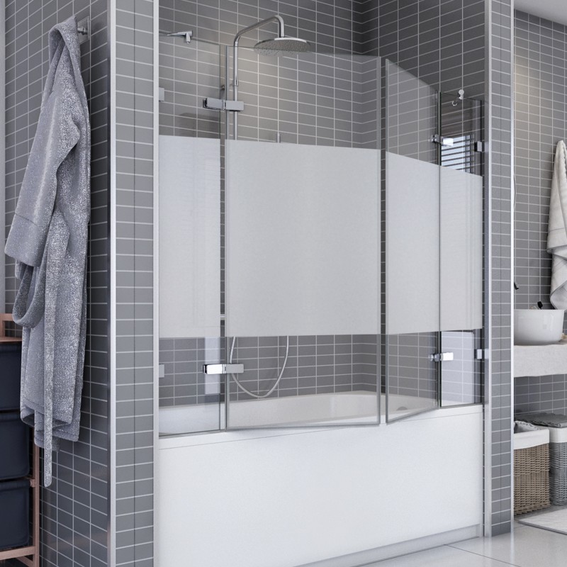 Badewannenaufsätze Delta-05 - aussenöffnend - Chrom - Blinds Badewannenaufsätze Delta-05 - aussenöffnend - Chrom - Blinds