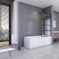 Badewannenaufsätze Dumont-01 - Festteil - Schwarz - Loft 2 Badewannenaufsätze Dumont-01 - Festteil - Schwarz - Loft 2