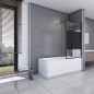 Badewannenaufsätze Dumont-01 - Festteil - Schwarz - Loft 3 Badewannenaufsätze Dumont-01 - Festteil - Schwarz - Loft 3