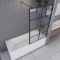 Badewannenaufsätze Dumont-01 - Festteil - Schwarz - Loft 2 Badewannenaufsätze Dumont-01 - Festteil - Schwarz - Loft 2