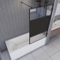 Badewannenaufsätze Dumont-01 - Festteil - Schwarz - Loft 3 Badewannenaufsätze Dumont-01 - Festteil - Schwarz - Loft 3