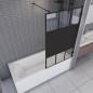 Badewannenaufsätze Dumont-01 - Festteil - Schwarz - Loft 4 Badewannenaufsätze Dumont-01 - Festteil - Schwarz - Loft 4