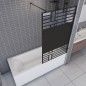 Badewannenaufsätze Dumont-01 - Festteil - Schwarz - Loft 5 Badewannenaufsätze Dumont-01 - Festteil - Schwarz - Loft 5
