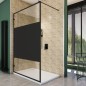 Walk In Dusche - Amora-01 - Duschwand - Schwarz - Loft 3 Walk In Dusche - Amora-01 - Duschwand - Schwarz - Loft 3