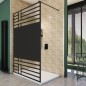 Walk In Dusche - Amora-01 - Duschwand - Schwarz - Loft 5 Walk In Dusche - Amora-01 - Duschwand - Schwarz - Loft 5