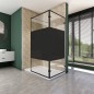 Walk In Dusche - Amora-05 - Duschwand - Schwarz - Loft 3 Walk In Dusche - Amora-05 - Duschwand - Schwarz - Loft 3