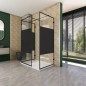 Walk In Dusche - Amora-08 - Duschwand - Schwarz - Loft 3 Walk In Dusche - Amora-08 - Duschwand - Schwarz - Loft 3