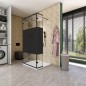 Walk In Dusche - Amora-10 - Duschwand - Schwarz - Loft 3 Walk In Dusche - Amora-10 - Duschwand - Schwarz - Loft 3