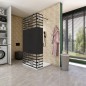 Walk In Dusche - Amora-10 - Duschwand - Schwarz - Loft 5 Walk In Dusche - Amora-10 - Duschwand - Schwarz - Loft 5