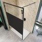 Walk In Dusche - Amora-01 - Duschwand - Schwarz - Loft 3 Walk In Dusche - Amora-01 - Duschwand - Schwarz - Loft 3