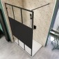 Walk In Dusche - Amora-01 - Duschwand - Schwarz - Loft 4 Walk In Dusche - Amora-01 - Duschwand - Schwarz - Loft 4
