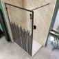 Walk In Dusche - Amora-01 - Duschwand - Schwarz - Loft 6 Walk In Dusche - Amora-01 - Duschwand - Schwarz - Loft 6