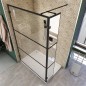 Walk In Dusche - Amora-03 - Duschwand - Schwarz - Loft 1 Walk In Dusche - Amora-03 - Duschwand - Schwarz - Loft 1