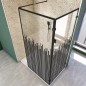 Walk In Dusche - Amora-05 - Duschwand - Schwarz - Loft 6 Walk In Dusche - Amora-05 - Duschwand - Schwarz - Loft 6