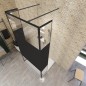 Walk In Dusche - Amora-10 - Duschwand - Schwarz - Loft 3 Walk In Dusche - Amora-10 - Duschwand - Schwarz - Loft 3