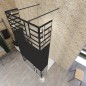 Walk In Dusche - Amora-10 - Duschwand - Schwarz - Loft 5 Walk In Dusche - Amora-10 - Duschwand - Schwarz - Loft 5