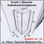 Eck-Duschkabine Crato-06 - Falttür - Schwarz - Grauglas Eck-Duschkabine Crato-06 - Falttür - Schwarz - Grauglas