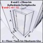 Eck-Duschkabine Cali-07 - aussenöffnend - Chrom - Klarglas Eck-Duschkabine Cali-07 - aussenöffnend - Chrom - Klarglas