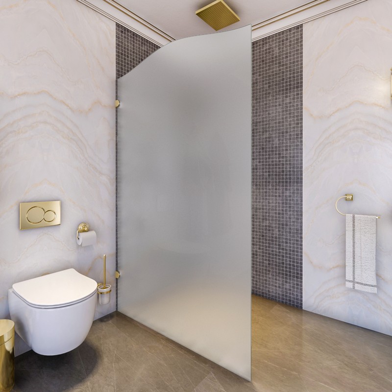 Walk In Dusche Royal 12-Gold-Satino