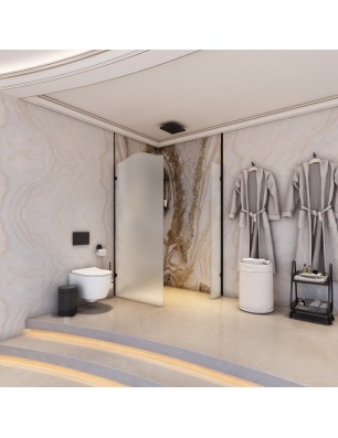 Walk In Dusche Regal 14-Chrom-Satino