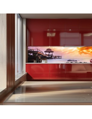 Glas Küchenrückwand 6 mm ESG Motive KRWM-0127