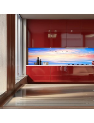 Glas Küchenrückwand 6 mm ESG Motive KRWM-0138