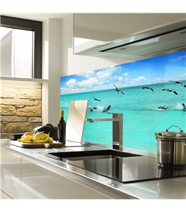 Glas Küchenrückwand 6 mm ESG Motive KRWM-0238