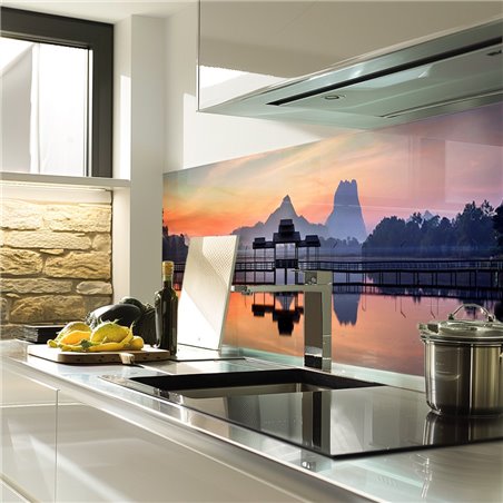 Glas Küchenrückwand 6 mm ESG Motive KRWM-0257