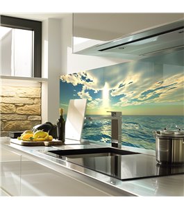 Glas Küchenrückwand 6 mm ESG Motive KRWM-0272