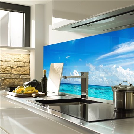 Glas Küchenrückwand 6 mm ESG Motive KRWM-0303