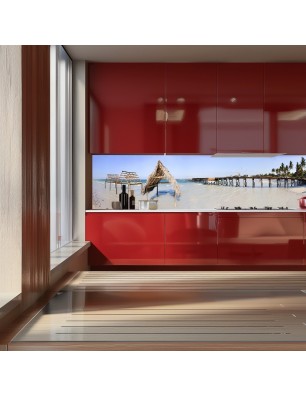 Glas Küchenrückwand 6 mm ESG Motive KRWM-0318