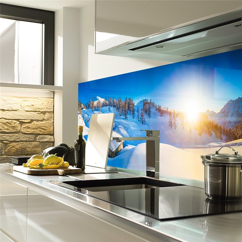 Glas Küchenrückwand 6 mm ESG Motive KRWM-0320