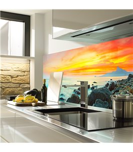 Glas Küchenrückwand 6 mm ESG Motive KRWM-0321