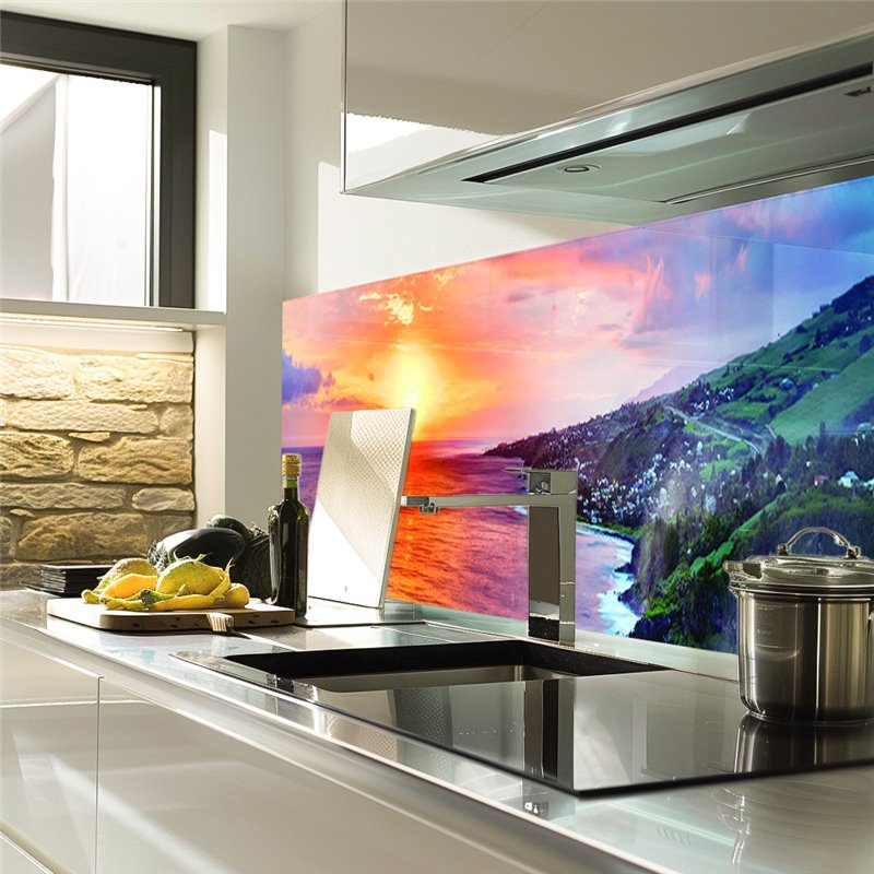 Glas Küchenrückwand 6 mm ESG Motive KRWM-0342