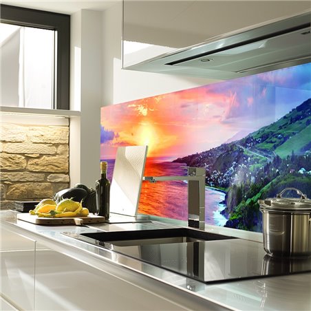 Glas Küchenrückwand 6 mm ESG Motive KRWM-0342