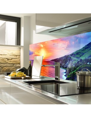 Glas Küchenrückwand 6 mm ESG Motive KRWM-0342