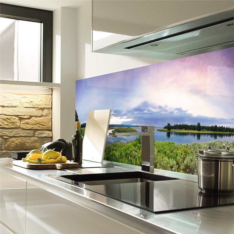 Glas Küchenrückwand 6 mm ESG Motive KRWM-0351