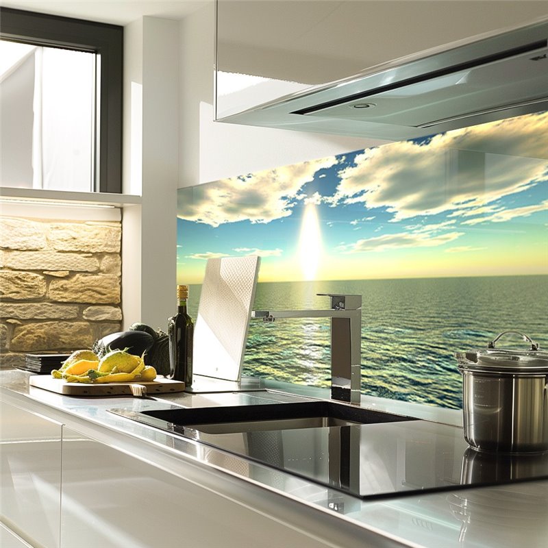 Glas Küchenrückwand 6 mm ESG Motive KRWM-0352