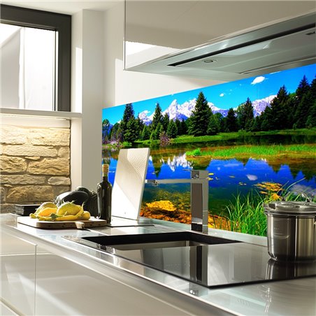 Glas Küchenrückwand 6 mm ESG Motive KRWM-0387