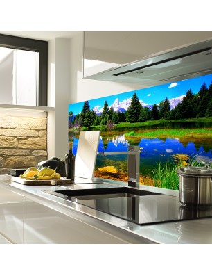 Glas Küchenrückwand 6 mm ESG Motive KRWM-0387