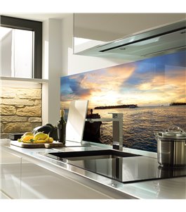 Glas Küchenrückwand 6 mm ESG Motive KRWM-0394