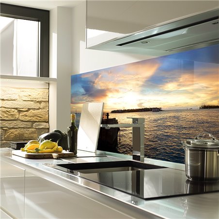 Glas Küchenrückwand 6 mm ESG Motive KRWM-0394