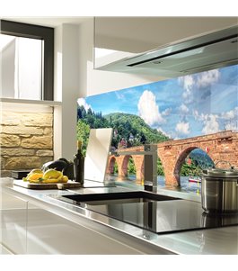 Glas Küchenrückwand 6 mm ESG Motive KRWM-0401