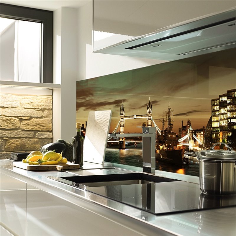 Glas Küchenrückwand 6 mm ESG Motive KRWM-0408