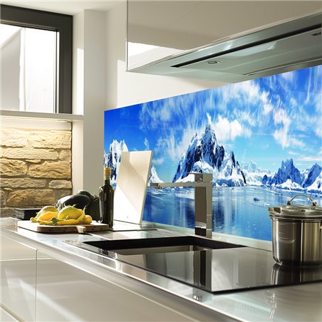 Glas Küchenrückwand 6 mm ESG Motive KRWM-0410