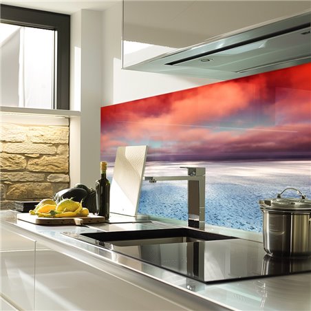 Glas Küchenrückwand 6 mm ESG Motive KRWM-0414